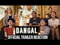 Majeliv reactions dangal  aamir khan  official trailer reaction  family love and hard work