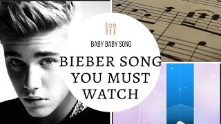 Justin Bieber - Baby | Playing justin Bieber song on piano tiles screenshot 2