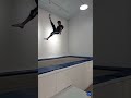 Our trampoline coach having some fun