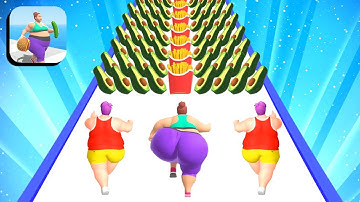 Fat 2 Fit 👸🍉🍧  BEST GAME IOS, ANDROID | All Level Gameplay Walkthrough Level 96-97-f2f