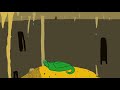 Sleeping dragon in a cave