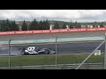 Honda 2021 f1 engine brutal downshift sound pops and bangs