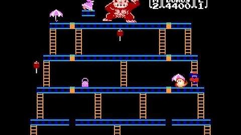Donkey Kong (NES / Nintendo) Playthrough - Vizzed.com Play
