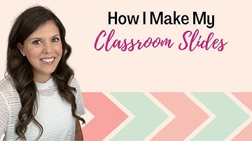 Five easy steps for creating classroom morning slides