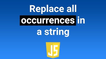 Replace all occurrences in a string - Javascript