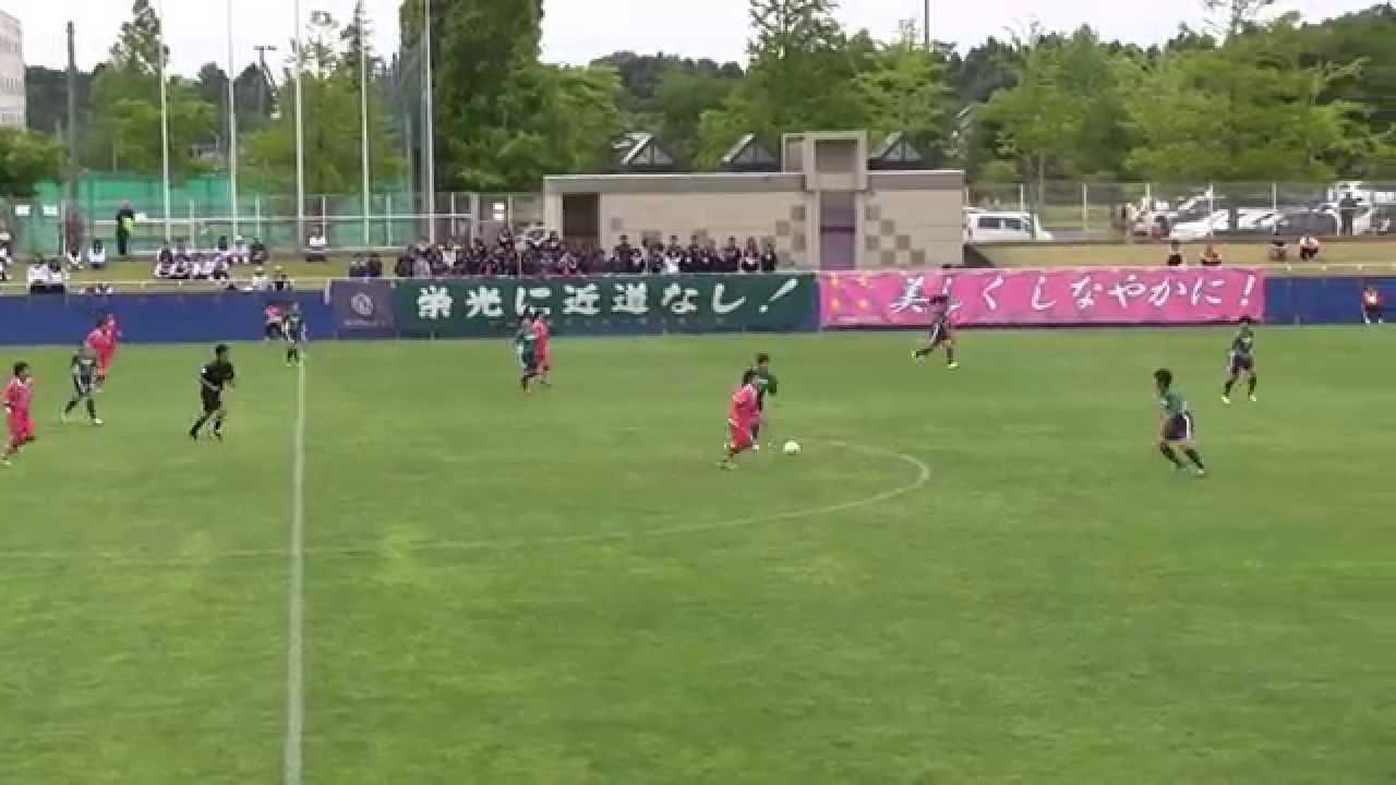 宮城県高校総体15サッカー女子 決勝 聖和学園 常盤木学園 前半 Youtube