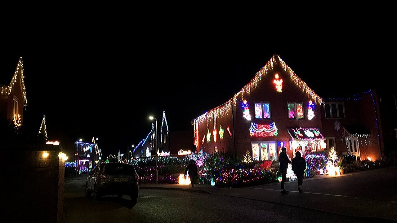 Hollow Wood Road Burton Latimer Christmas Lights 2019 YouTube
