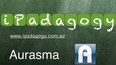 iPadagogy - App Review - Aurasma Tutorial