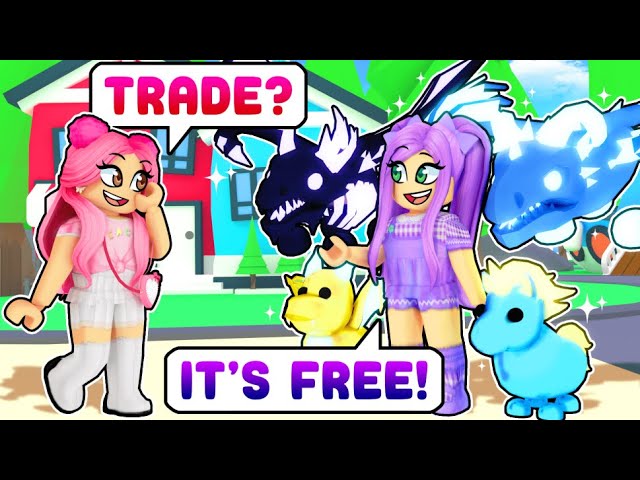 Trading In most richest Server In Roblox Adopt Me Ever Mega Trades 