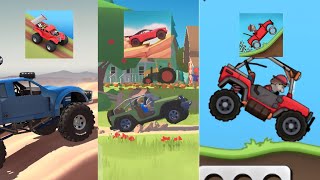 Hill Climb Racing vs Hillside Drive vs Hill Dash - Android Games Comparison