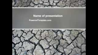 Desert Ground PowerPoint Template by PoweredTemplate.com