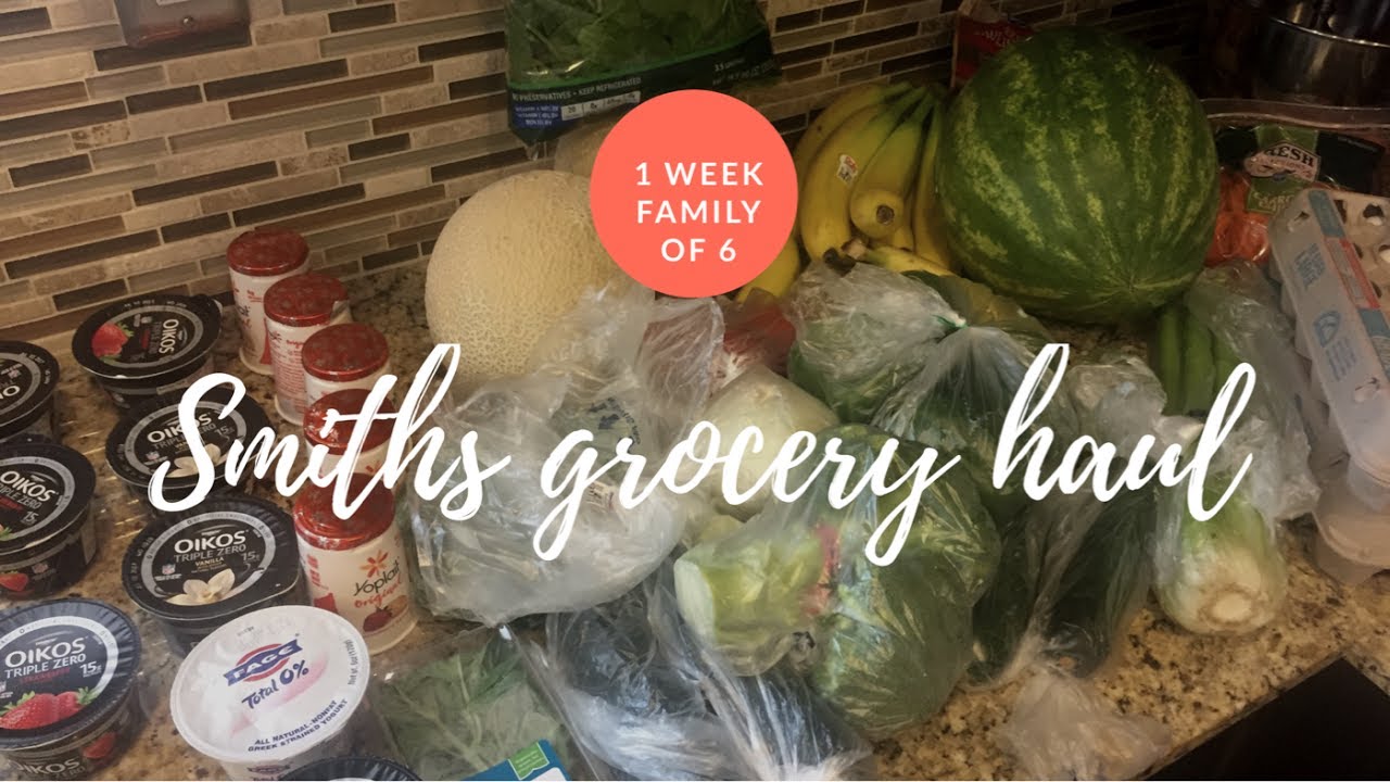 HEALTHY WEEKLY GROCERY HAUL WITH MEAL PLAN| SMITHS/KROGER