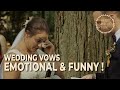 Emotional &amp; Funny wedding vows in Quebec City | Quebec wedding videography