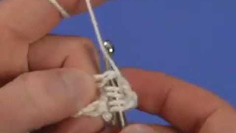 Increase 2 open squares at end of row - Learn Filet Crochet