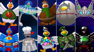 Chicken Invaders (1,2,3,4,5) (PC) // All Bosses & Endings