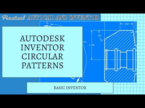 Autodesk Inventor - Creating a Circular Pattern