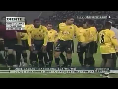 Resumen - Octavos de final - Barcelona vs Once Caldas - Copa Libertadores 2004