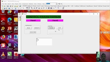 kontrol pakan ternak berbasis arduino dengan interface borland delphi 7