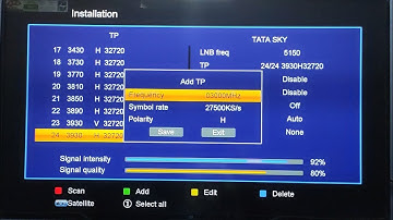add New Satellite and New TP in DD Free Dish MPEG-4 Set Top Box | MPEG4 Set Top Box Settings