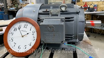 Techtop 25 HP Electric Motor Test