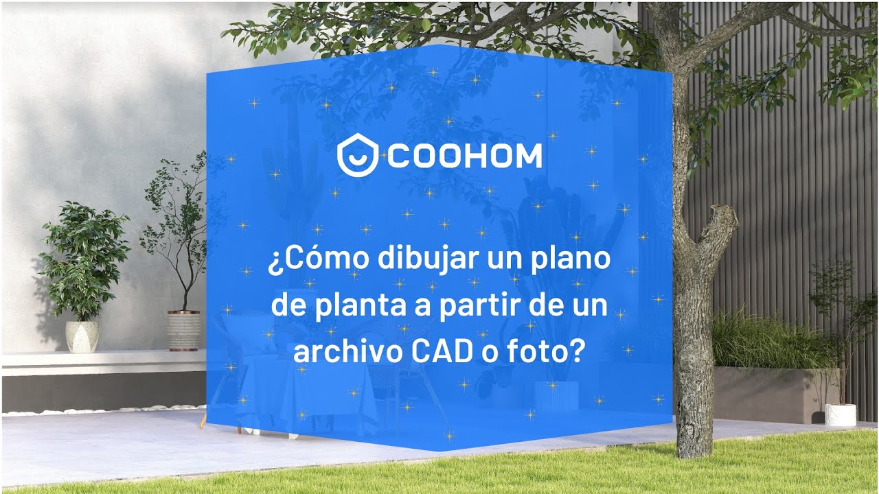 ¿Cómo dibujar un plano de planta a partir de un archivo CAD o foto?