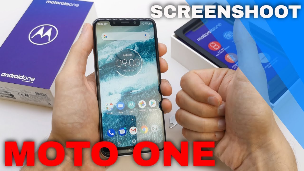 How to take screenshot in Motorola One YouTube