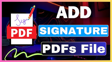 Een handtekening in een PDF-document invoegen | Een digitale handtekening toevoegen aan een PDF-b...