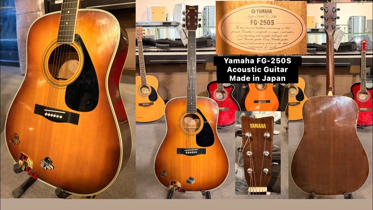 Yamaha FG-250s Acoustic Guitar Made in Japan 🇯🇵 Wilsons Music