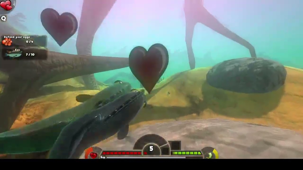 Fish Feed And Grow, playing as the perch in the river map.