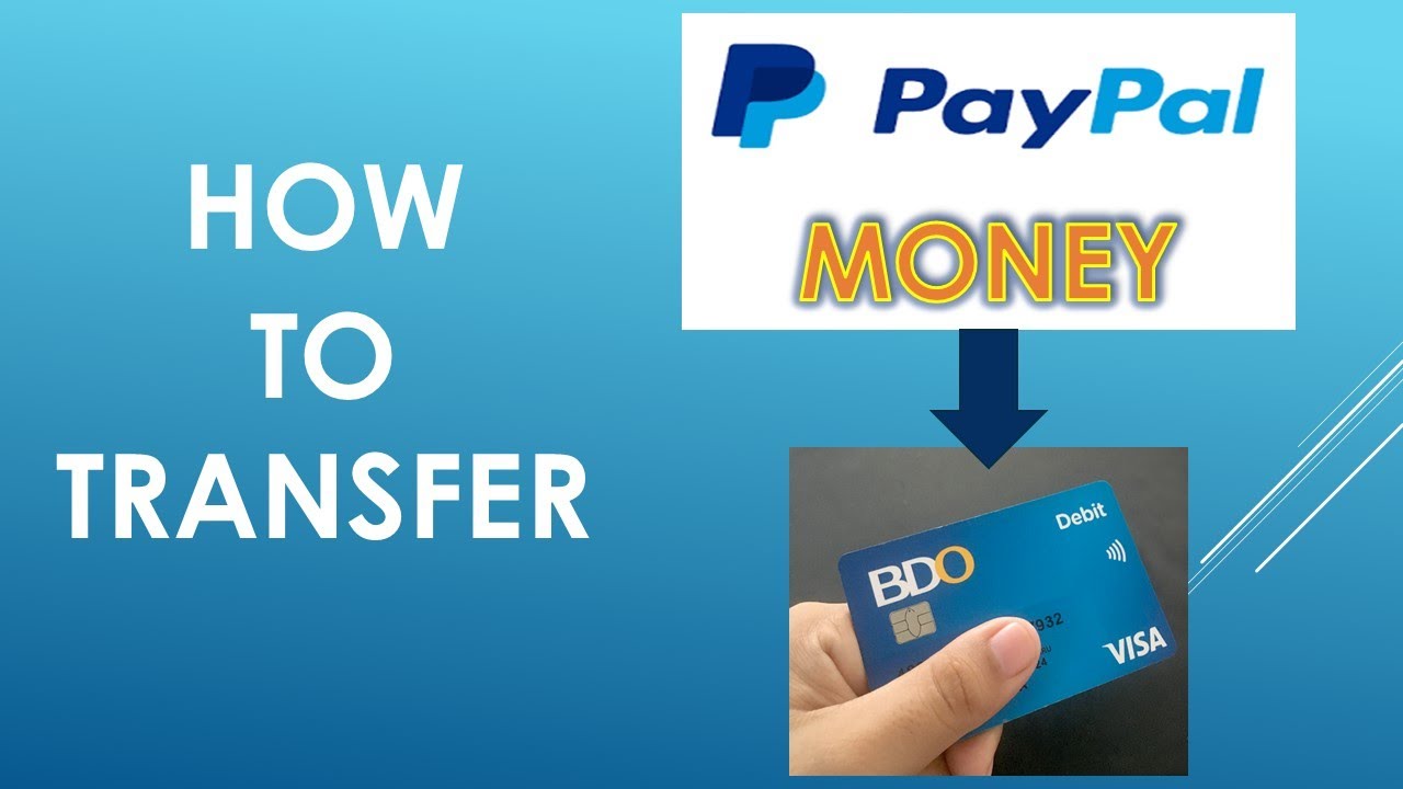 How to transfer paypal money to debit card! - YouTube