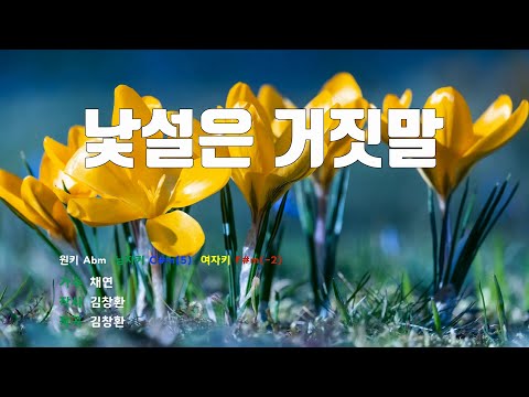 [은성 반주기] 낯설은거짓말 - 채연