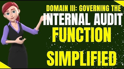Domain III: Governing the Internal Audit Function -- A Deep Dive