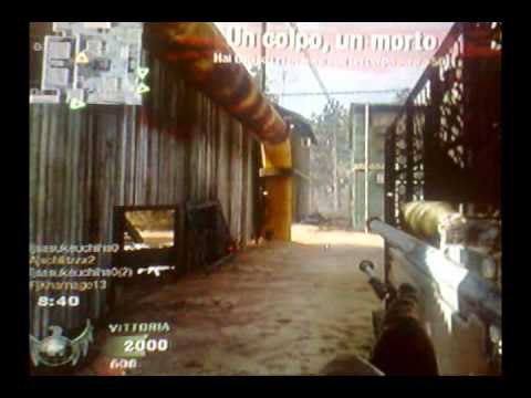 1 bullet 3 kills - Sniper Black Ops PS3