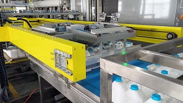 Automatic Low Level Beverage Bottle Depalletizer Machine Empty Bottle Depalletizer Can Depalletizer
