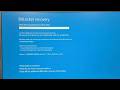 BitLocker recovery | Enter the recovery key for this drive