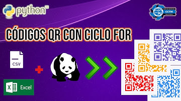 🐼 + 🤳 Generar y leer códigos QR a partir de archivos de Excel o CSV | qrcode, pyzbar | Pandas