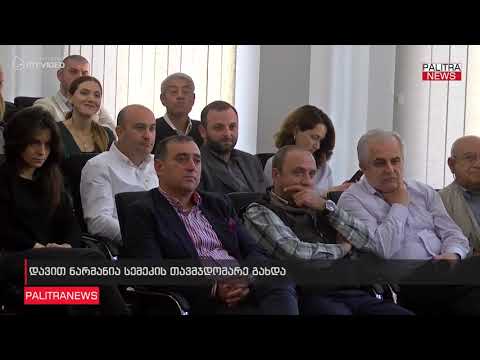 დავით ნარმანია სემეკის თავმჯდომარე გახდა
