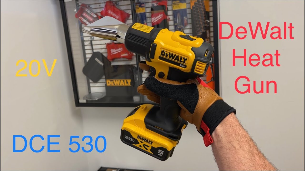 All New Dewalt Cordless Heat Gun REVIEW! #heatgun #dewalt 