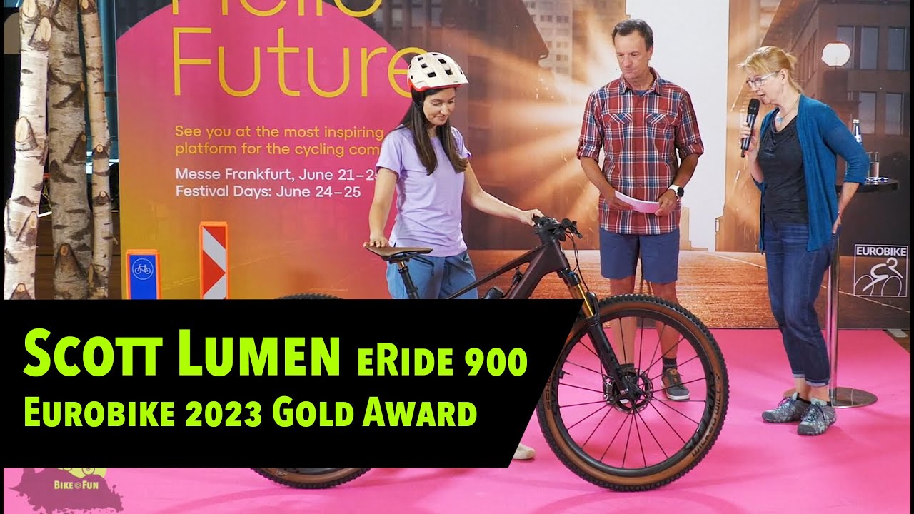 EUROBIKE 2023 - Neuheit: SCOTT Lumen eRIDE 900 u. Elektrische Fahrradpumpe für unterwegs
