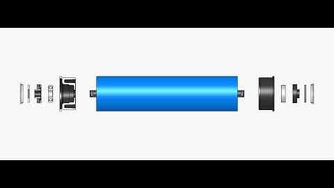 Cấu tạo con lăn băng tải