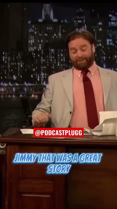 Zach Galifianakis As A Talk Show Host 🤣 - YouTube