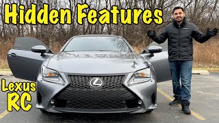 Top 10 Useful Lexus RC Hidden Features