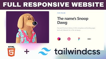 Building a Stunning Responsive Website with Tailwind CSS and Pre-made Components - Easy Tutorial !