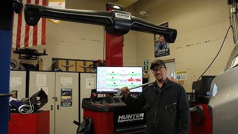 Hunter Hawkeye Alignment Machine Full Job Demonstration