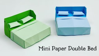 DIY MINI PAPER BED / Paper Crafts For School / Paper Craft / Easy kids craft ideas /Paper Craft New screenshot 5