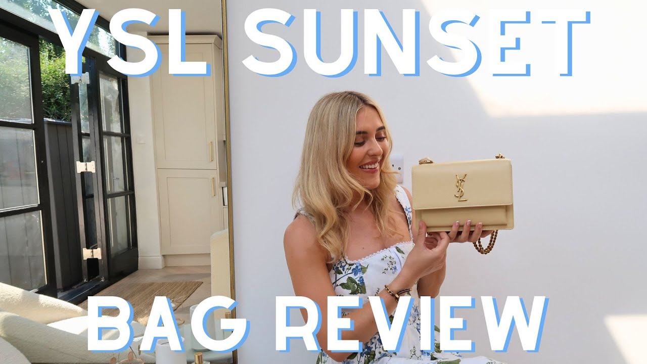 Emtalks: SAINT LAURENT SUNSET BAG REVIEW