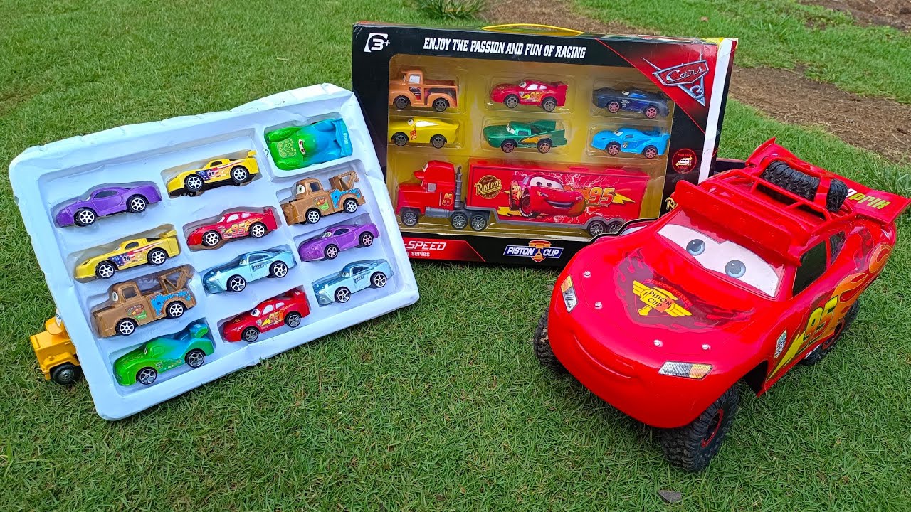 Disney Pixar Cars Unboxing Review l Lightning McQueen Bubble RC Car | Monster Truck