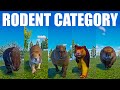 Rodent category speed races in planet zoo included capybara porcupine beaver  squirrel