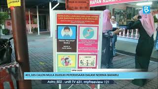 SPM 2020: 401,105 calon mula duduki peperiksaan dalam norma baharu