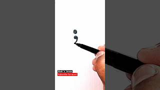 Drawing with Semi-colon (;) #viral #art #shorts #trending #ytshorts